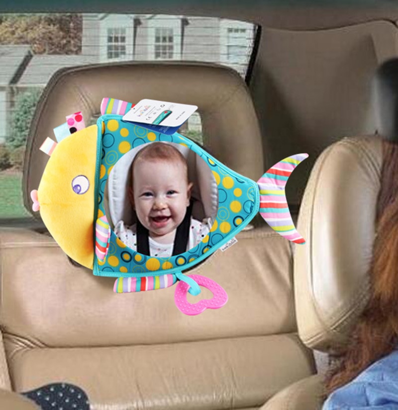 Baby Car Mirror Safety View Back Seat Mirror Baby Facing Rear Ward Infant Care Square Safety Kids Monitor Car Accessories