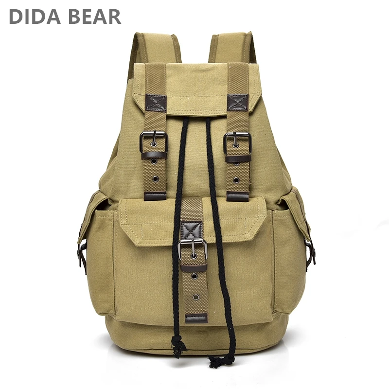 DIDABEAR Canvas Backpack Men Backpacks Large Male Mochilas Feminina Casual Schoolbag For Boys Travel