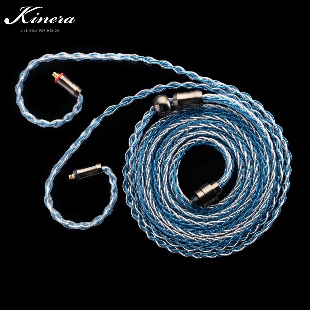 Kinera Ace Modular Upgrade Cable (2.5+3.5+4.4),OFC+ OFC with silver plated, 8 core 3-dimensional braided 0.78 2pin / MMCX