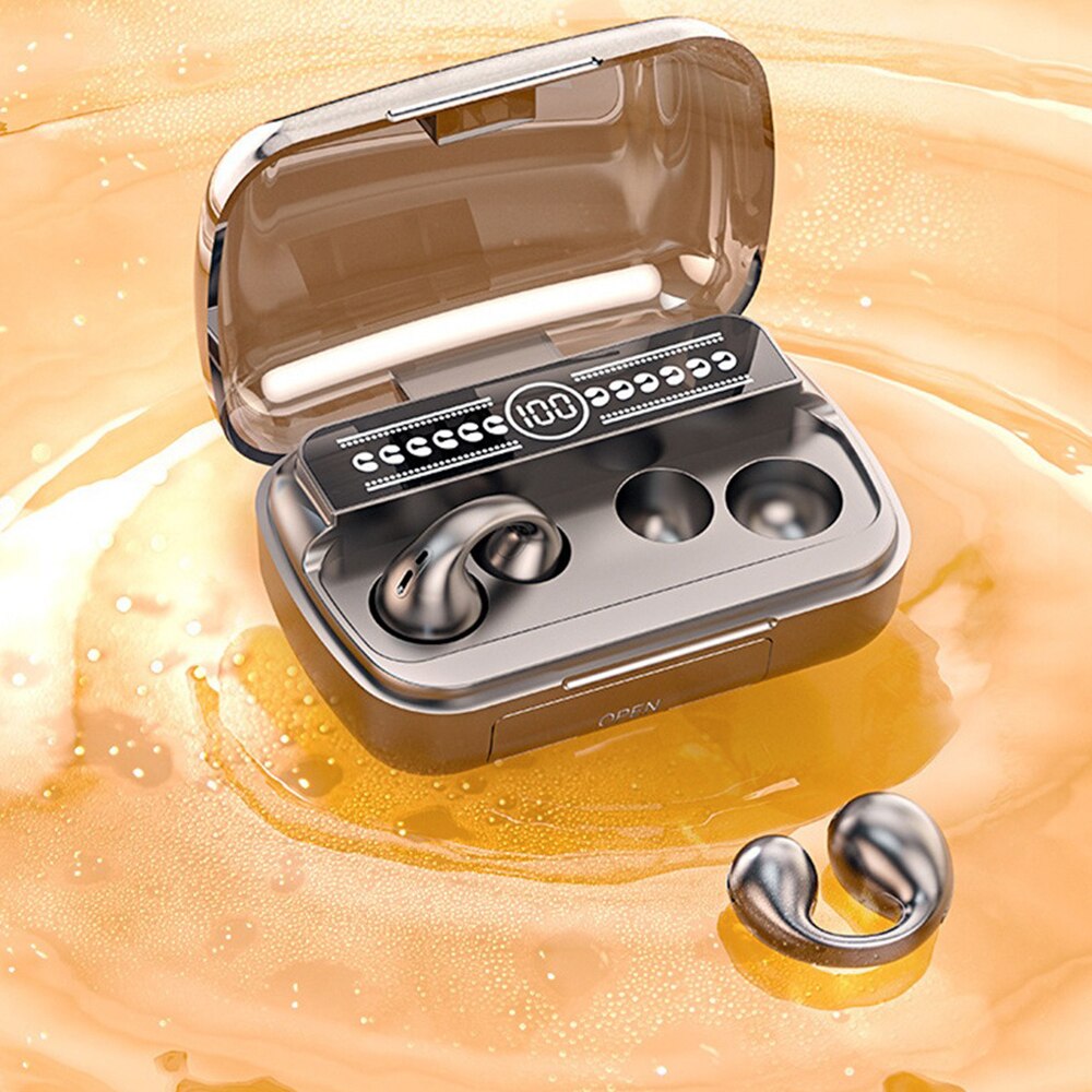 Ear Clip Design Headset Hanging Ear Earphone No Sound Leakage Wireless Headset Can Charge Mobile Phones