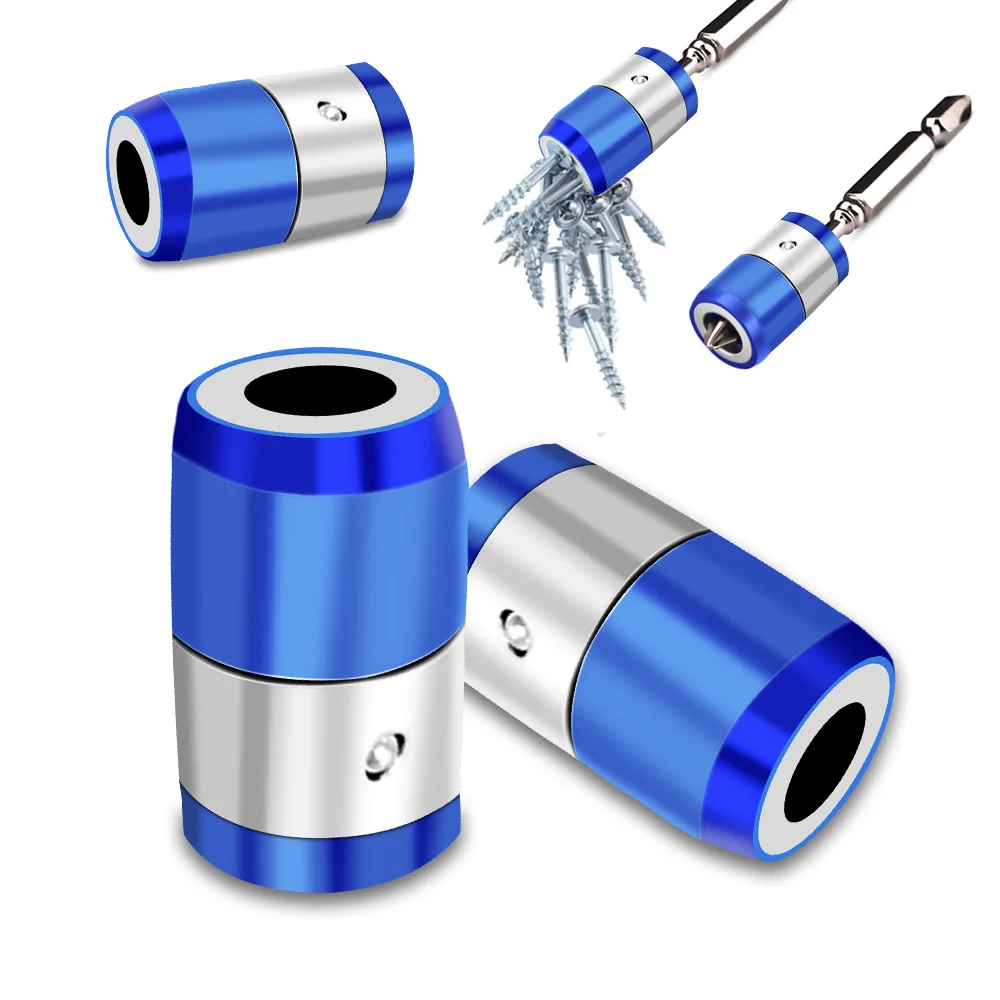 Magnetic Screwdriver Bits heads metal screwdriver head magnetizer universal magnetic ring for 6.35mm