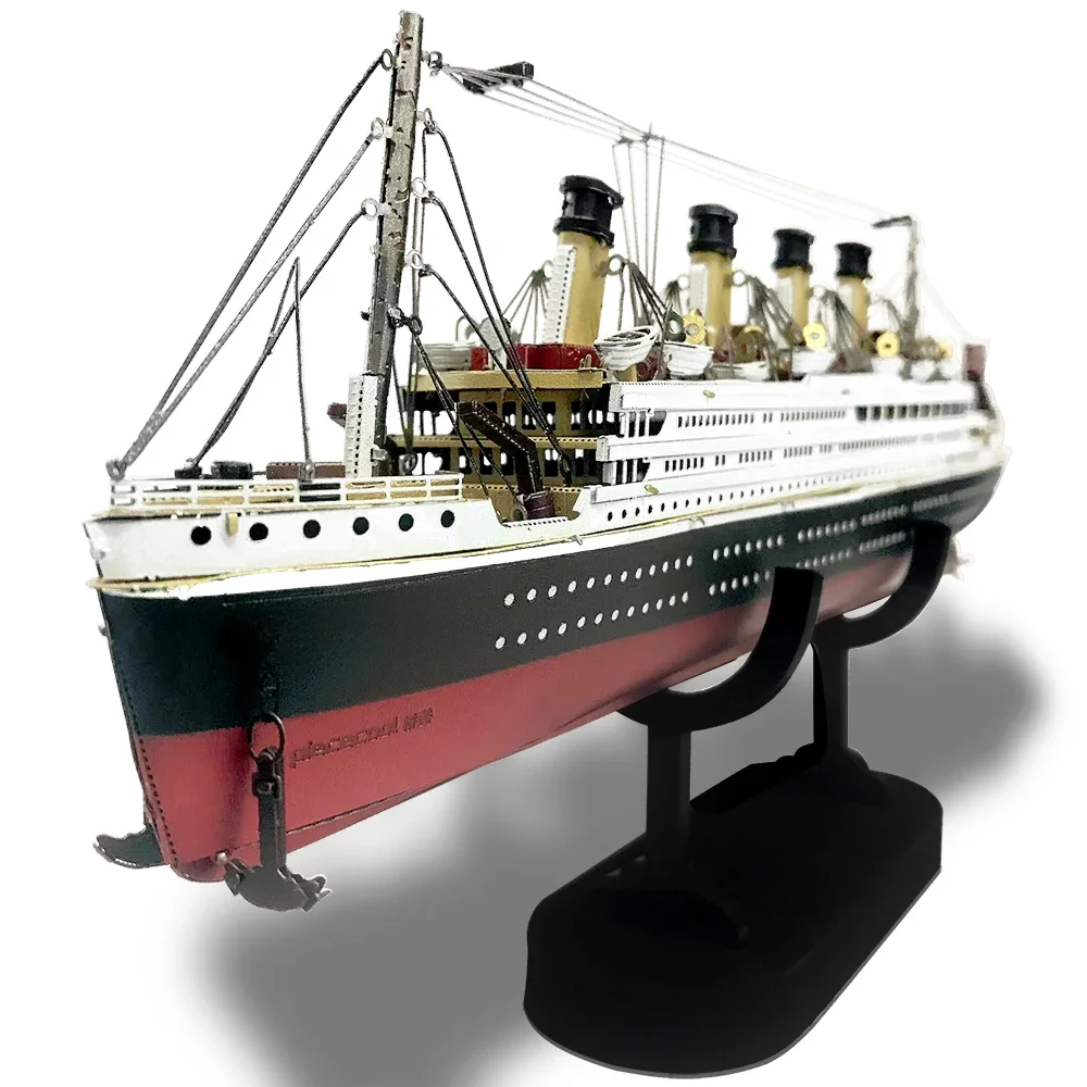 Piececool 3d Metal Puzzles Gifts for Adults Titanic Ship Model 226pcs Cruise Jigsaw Toys Building
