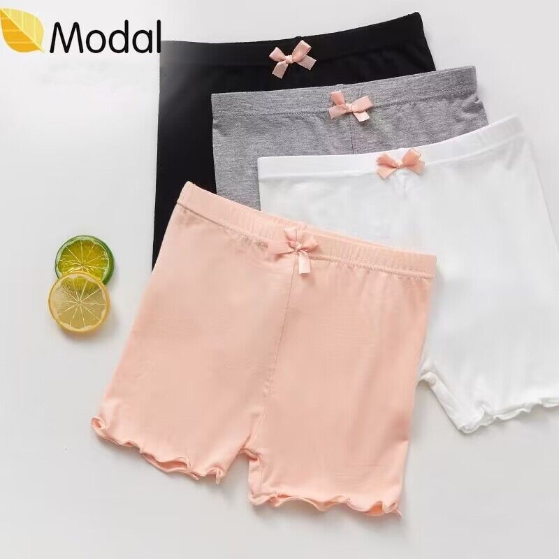 2PC Girls' Safety Underwear Anti-running Summer Thin Shorts Girls Kids Panties 100-170