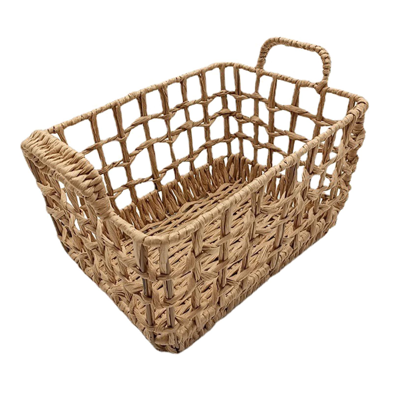 Braided Rattan Basket Multipurpose Decor for 0-3 Months Newborn Baby Shower
