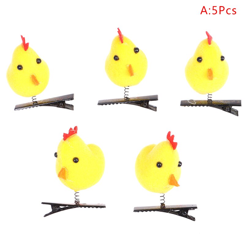 5Pcs Cute Little Animal Hairpin Spring Hairpin For Baby Girls Christmas Gift Children Hairpin