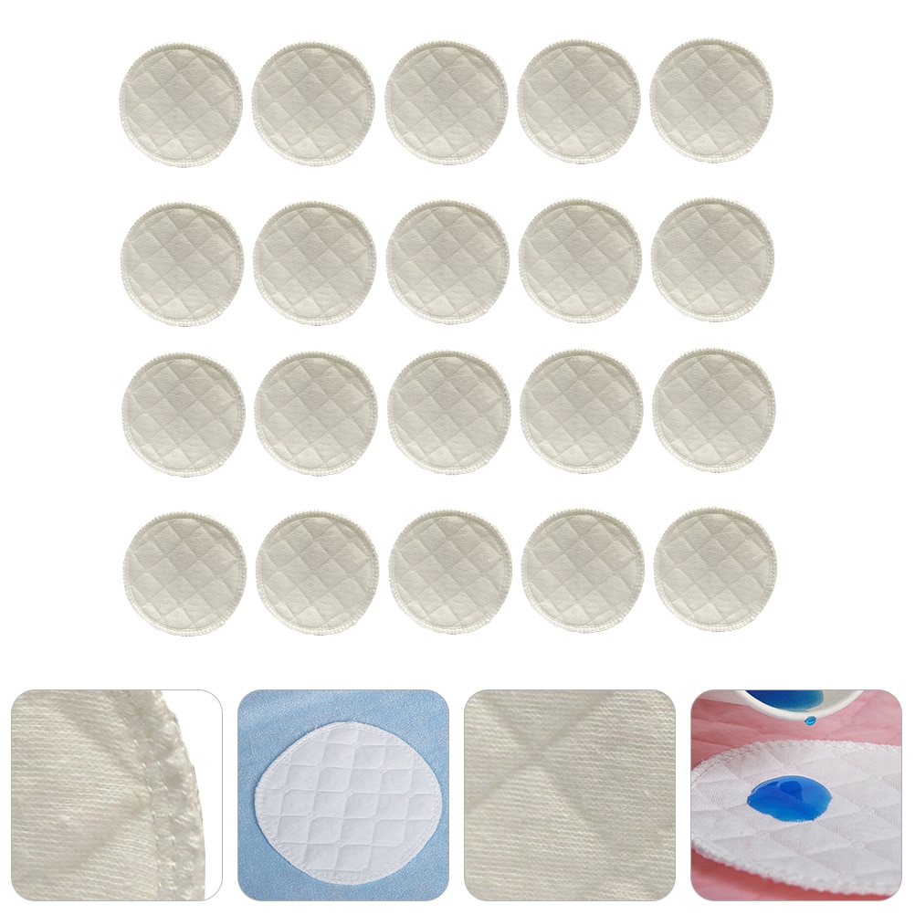 20Pcs Maternity Breast Pads Maternity Breast Cover Absorbent Nursing Pad Reusable Breast Pads Cotton Breast Pads