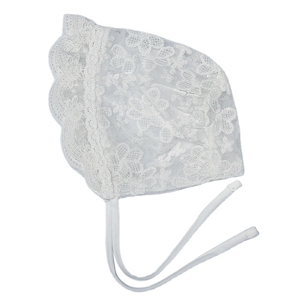 Christening Lace Bonnet Baby Bonnets Baby Christmas Hat Baby Sun Hat Toddlers Lacy Bonnet Eyelet Baby Hats 0- 6 Months