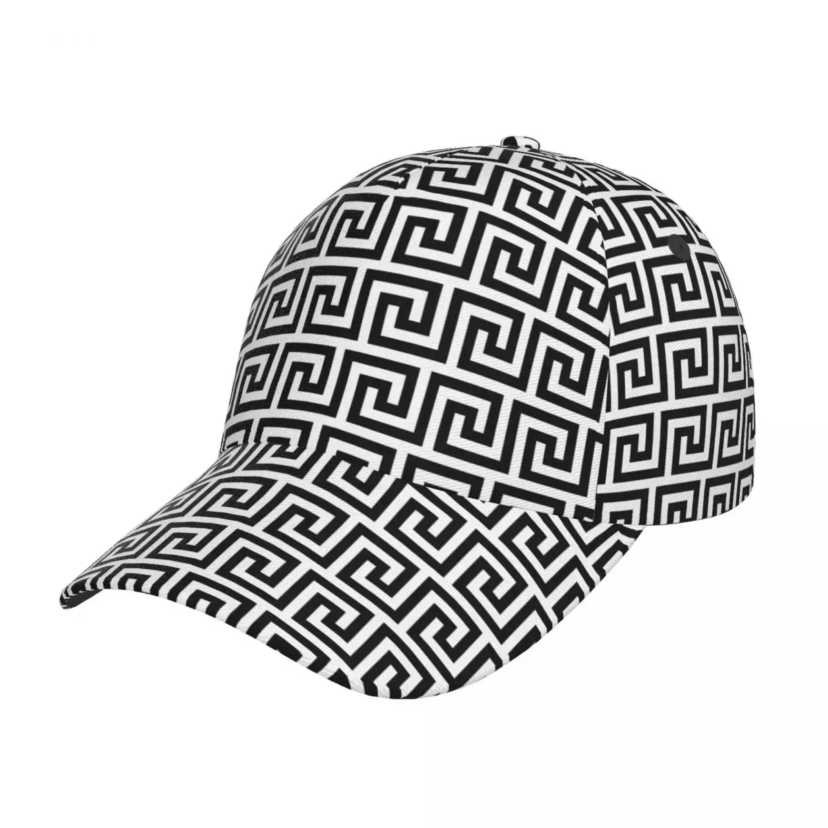 2023 New Arrival Baseball Cap Greek Key Meander Antique Motif Outfit Unisex Style Trucker Hats