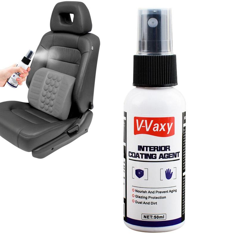 Leather Furniture Cleaner 50ml Car Interior Furniture Liquid Cleaner Multi-effect Formula Colorless Car Maintenance Supplies For