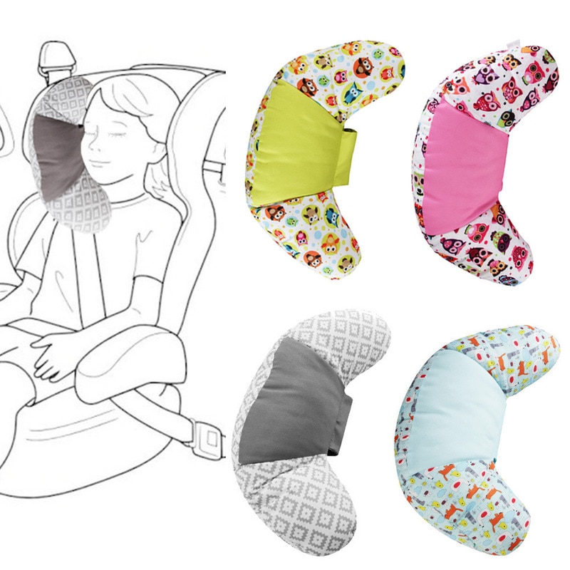 Pillow Children Car Protection Shoulder Cushion Car Seat Kids Belts Neck Pads Pillow Safety Strap Pillow Baby Styling Headrest