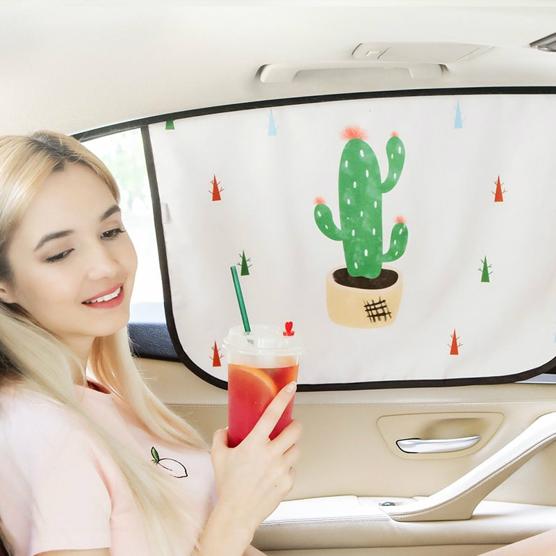 Magnetic The Kids Protection Window UV Side Window Baby For Cover Car Sunshade Universal Curtain In Cartoon Sunshade Children
