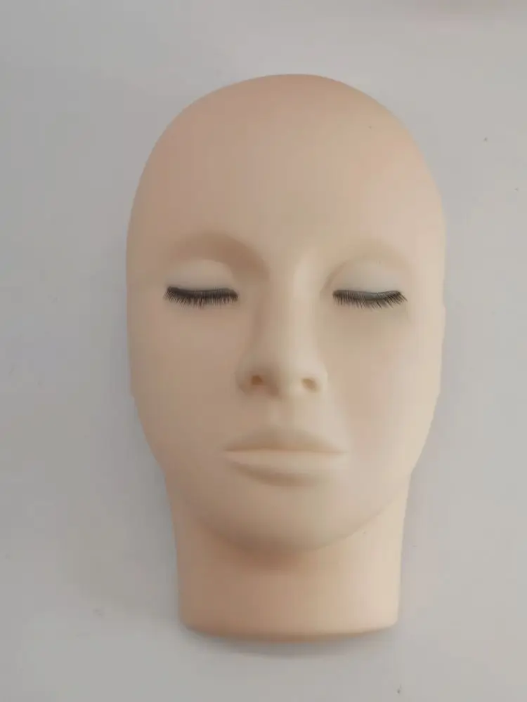 Mannequin Head 4D Eyelash Extension Practice Makeup Accessories Grafting Teaching Training Tools