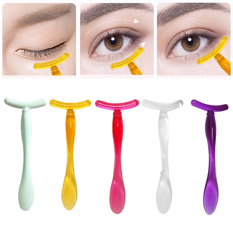Plastic Eye Massage Stick Anti Eye Pouch Dark Circles Massager Eye Cream Applicator Eyes Care Tools Face Lifting Stick Spoon