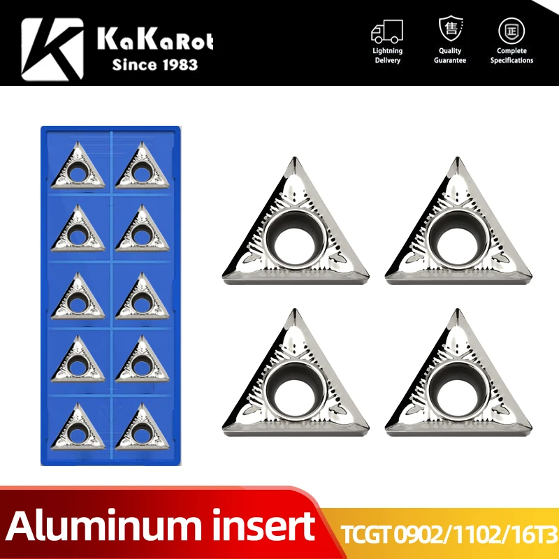 Kakarot Aluminum Insert TCGT090202 AK H01 TCGT090204 TCGT090208 TCGT110202 TCGT110204 TCGT110208