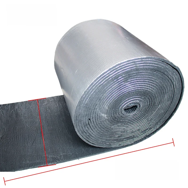 5mm 200cmx50cm For Car Acoustic Thermal Sound Deadener Mat Noise Soundproofing Bonnet Insulation