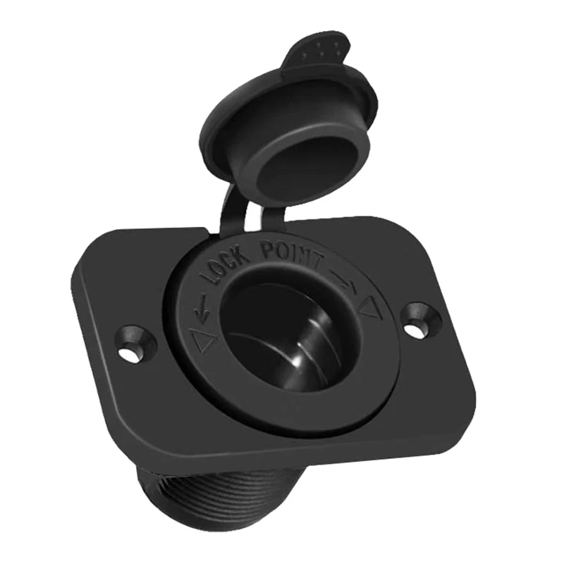 Cigarette Lighter Socket Waterproof 12V Power Plug Outlet Receptacle for Car Marine Motorcycle ATV