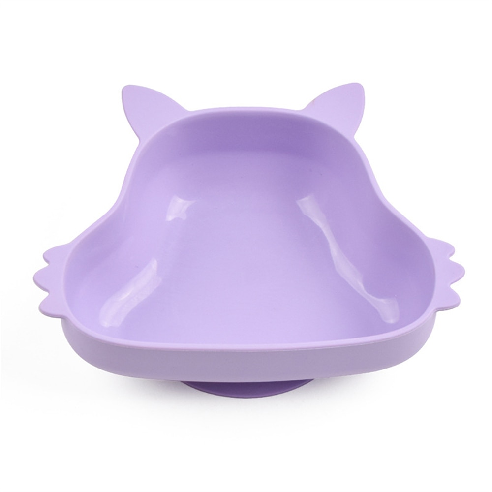 Childrens Tableware Not Easy To Fall Off Bowl With Suction Cup Easy To Access Bowls Baby Silicone Tableware Baby Dishes Bibs