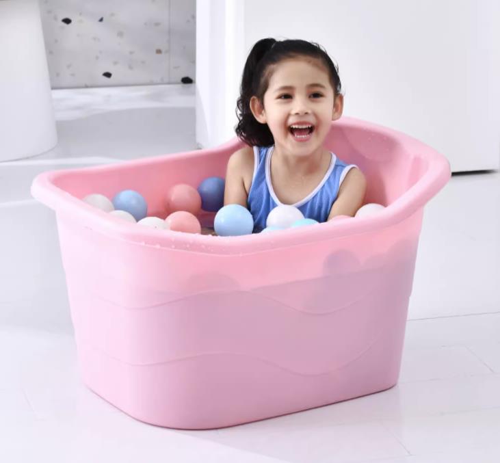 Children's bathtub, baby bathtub, sittable children's bathtub, household bathtub, full body bathtub
