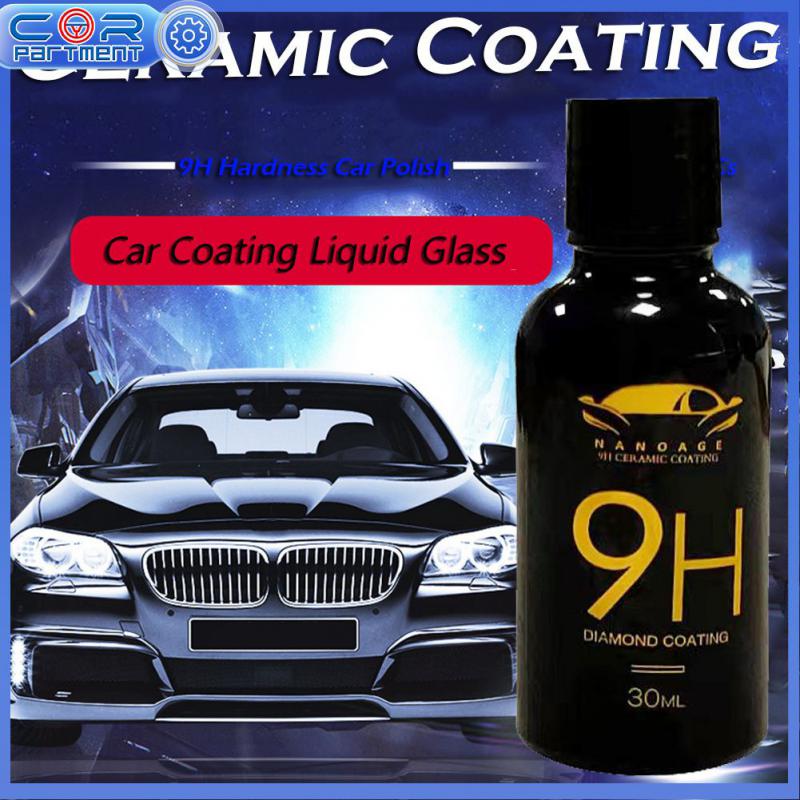 Nano Hydrophobic 9h High Gloss Coating Protection Anti-fouling Car Care Kit Ceramic Coating Premium 30ml Car Repair Tool