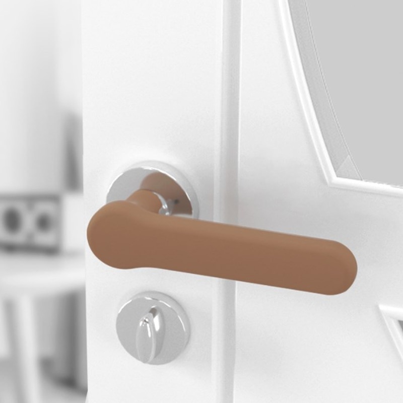 1/2Pcs Silicone Sleeve Door Knob Cover Noiseless Anti Collision Protector Gloves Anti Static Door Handle Guard Door Handle Cover