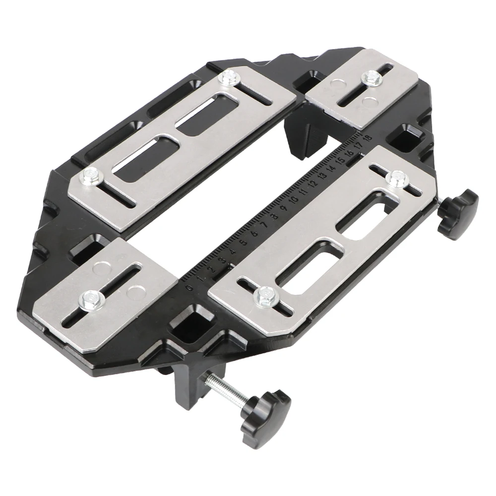 Wood Door With Spanner Hidden Gate Slotting Positioning Slotter Lock Guide Plate Locator Woodworking