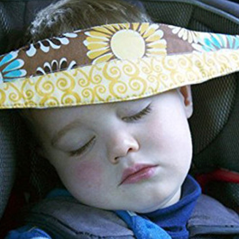 Baby Car Seat Head Support Belt Adjustable Toddler Neck Relief Stabilized Strap Headrest Boy Girl Sleep Positioner Safety Pillow