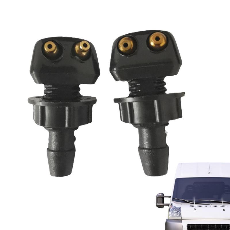 Washer Spray Nozzle Car Windshield Wiper Black Washer Nozzle Durable Reusable Spray Jet Replacement For Spraying Away Dirt