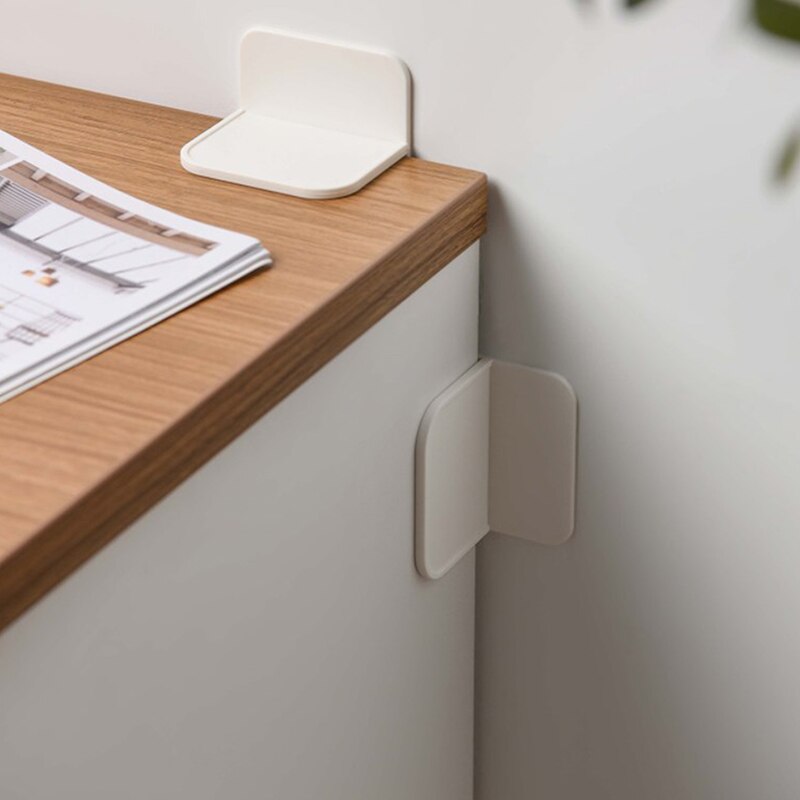 2 Pcs Child Safety Protective Anti-Tipping Holder Connector Free Punch Drawer Cabinet Furniture Holder Set Baby Security Stuff