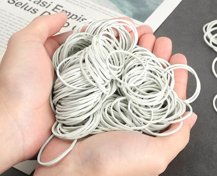 Quantity 50/200/500 Diameter Packing Plain Choose Band Small For 3cm White Bundle Package Postal You Rubber -