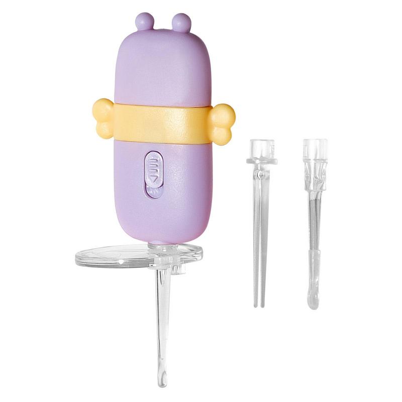 Earwax Removal Tools Soft Noctilucent Ear Picker Ear Digging Spoon Effective Silicone Ear Wax Cleaning Tool Washable Reusable