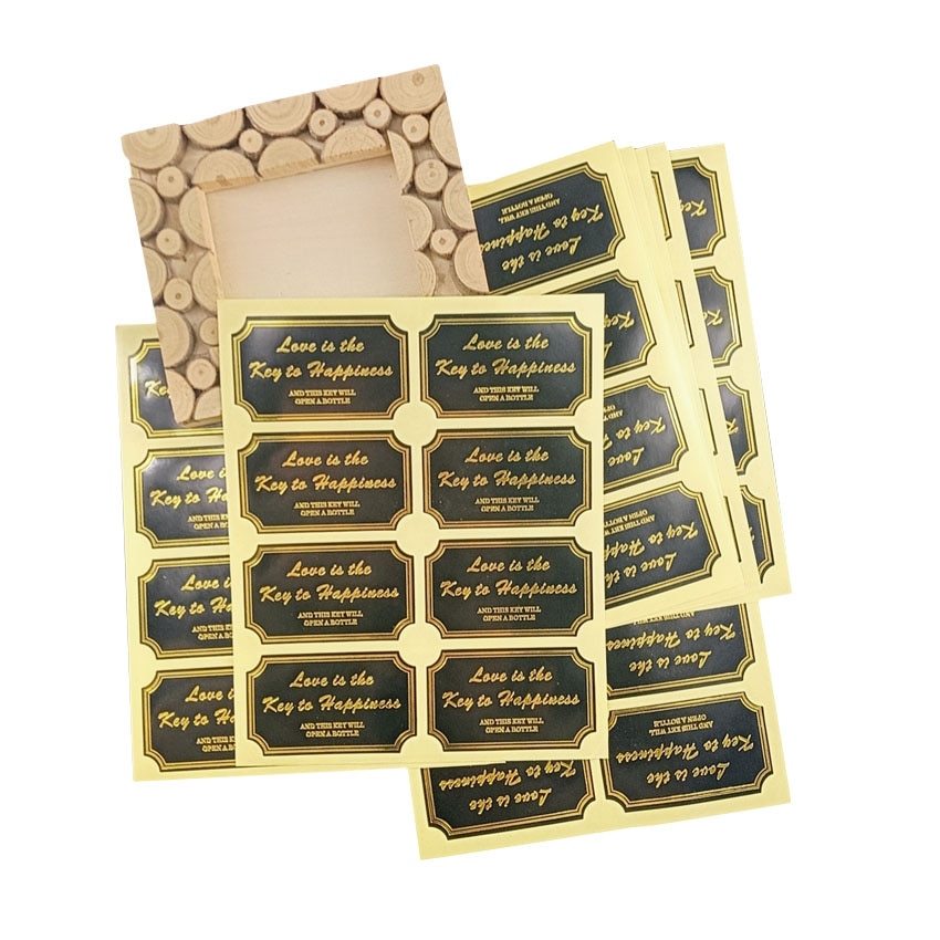 800Pcs Black bronzing sealing sticker Homemade Thank You envelope Stickers Seal Labels free shipping