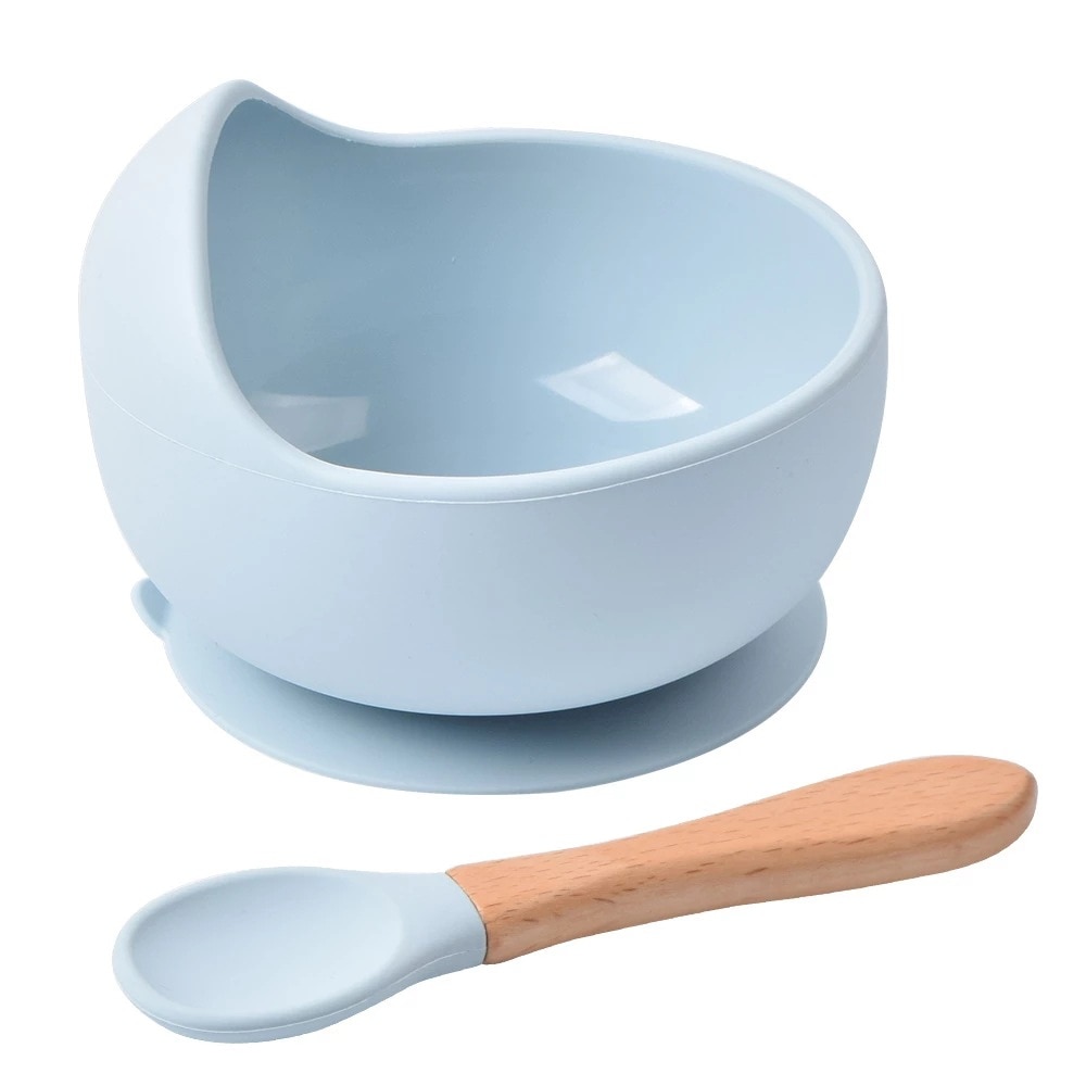 Silicone Baby Feeding Bowl Tableware for Kids Waterproof Suction Silica Gel Bowl Children Dishes Kitchenware Baby Stuff