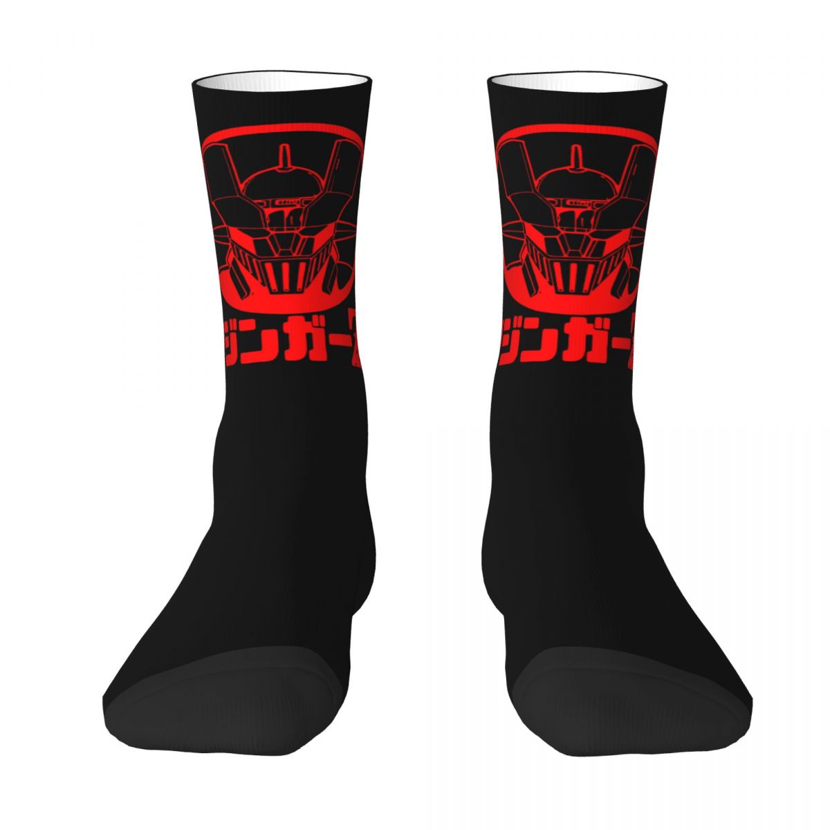 Red UFO Robot Grendizer Sock Socks Men Women Polyester Stockings Customizable Funny