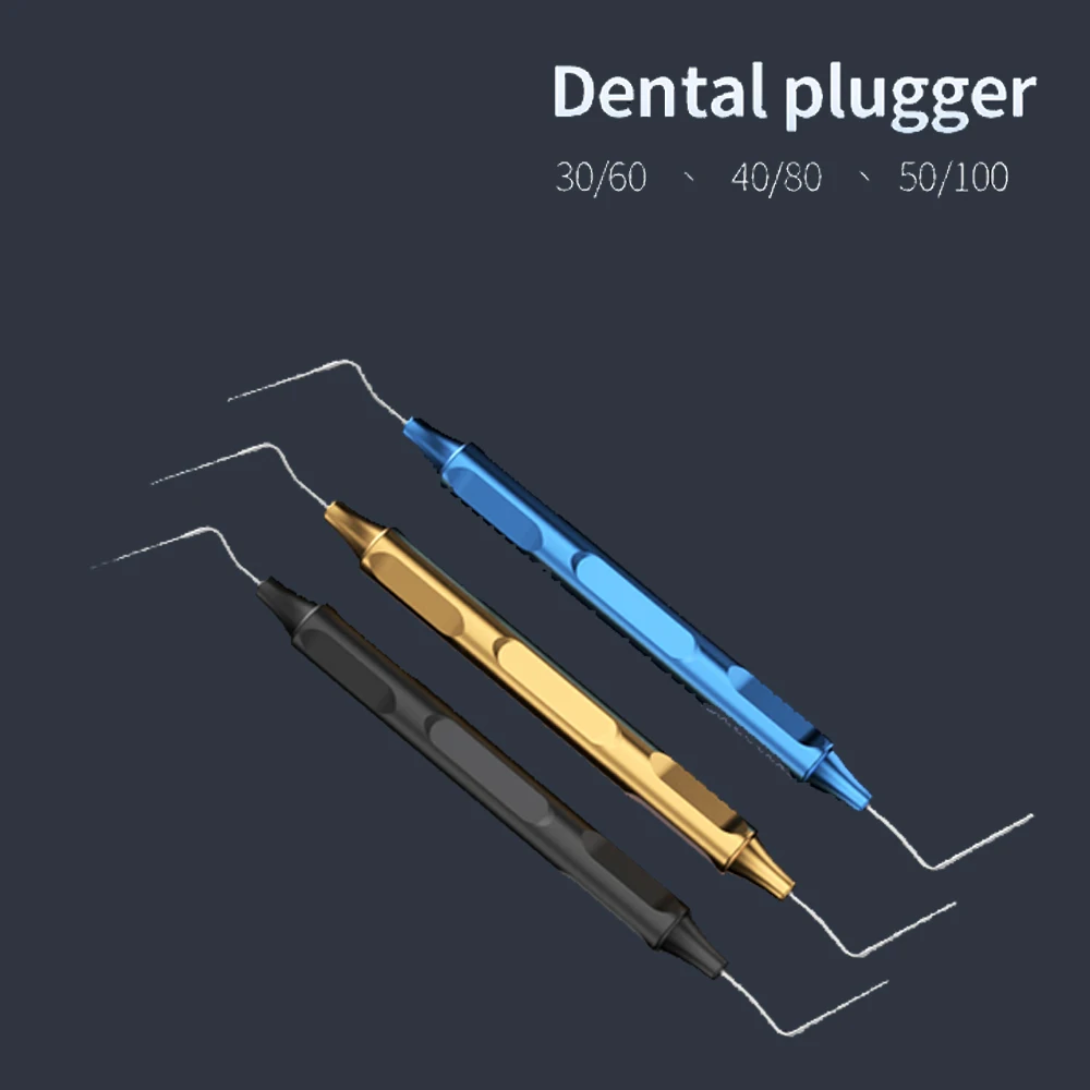 JNSUR 3pcs Dentistry Vertical Plugger Dental Spreader Root Canal Vertical Filling Endodontic Hand