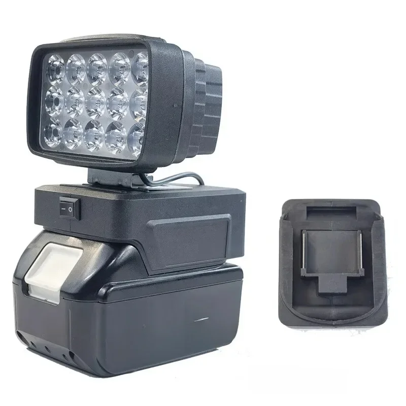 Work Lights for Makita 18V Li-ion Battery 15 LED Lamps With USB Charger Switch Cordless Emergency
