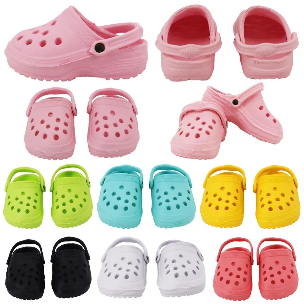 7 CM Doll Shoes Sandal For 43 CM Born Baby Doll Clothes Accessories 18 Inch American Doll Girl‘s