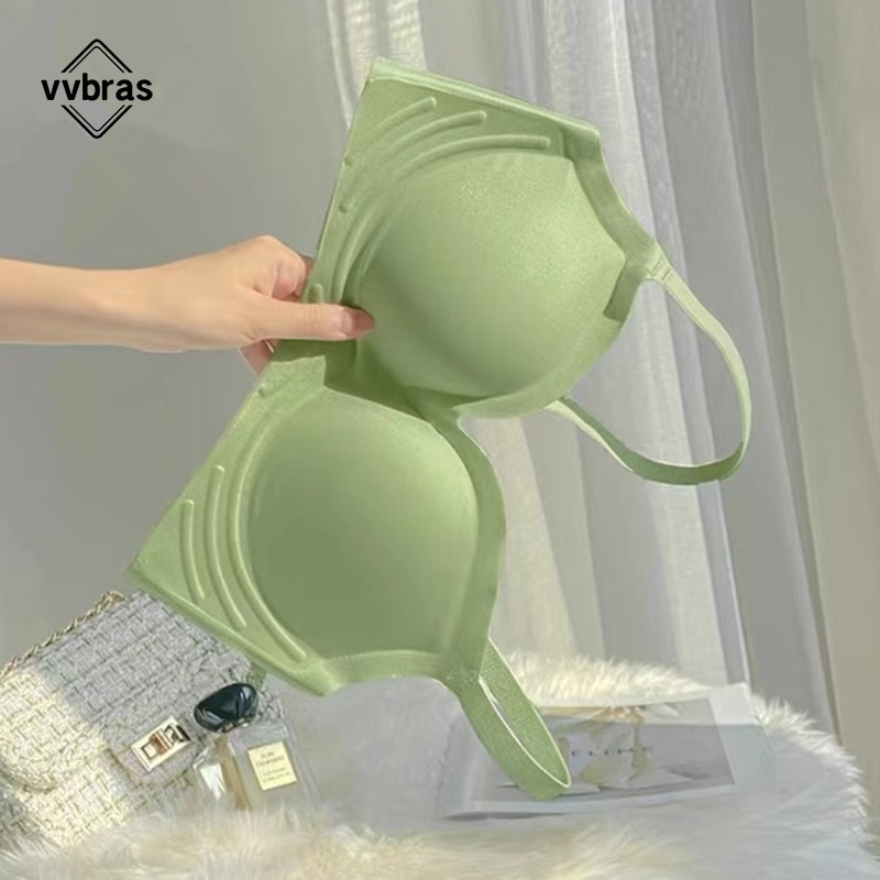 Outer Expansion Underwear Women's Small Chest Flat Chest Gathered To Show The Big Breasts Big Summer Seamless Comfortable B