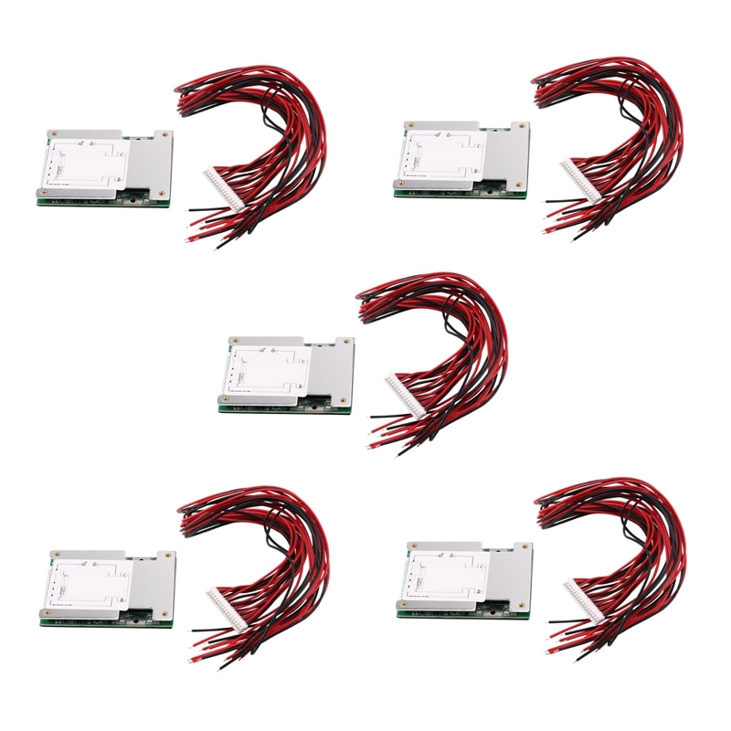 5X 16S 48V 30A Lifepo4 Battery Protection Board BMS PCB With Balance For E-Bike Escooter