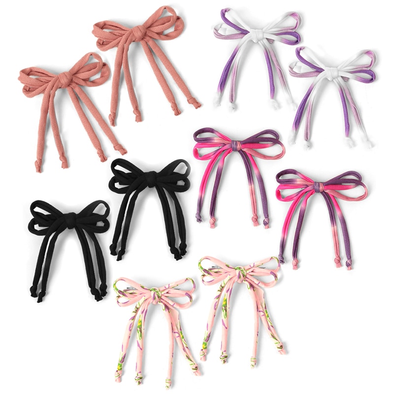 Children Hairpin Weaving Cute Bows Baby Hair Band Kids Elastic Headband Classic All-match Headwear Hair Acce For Girls