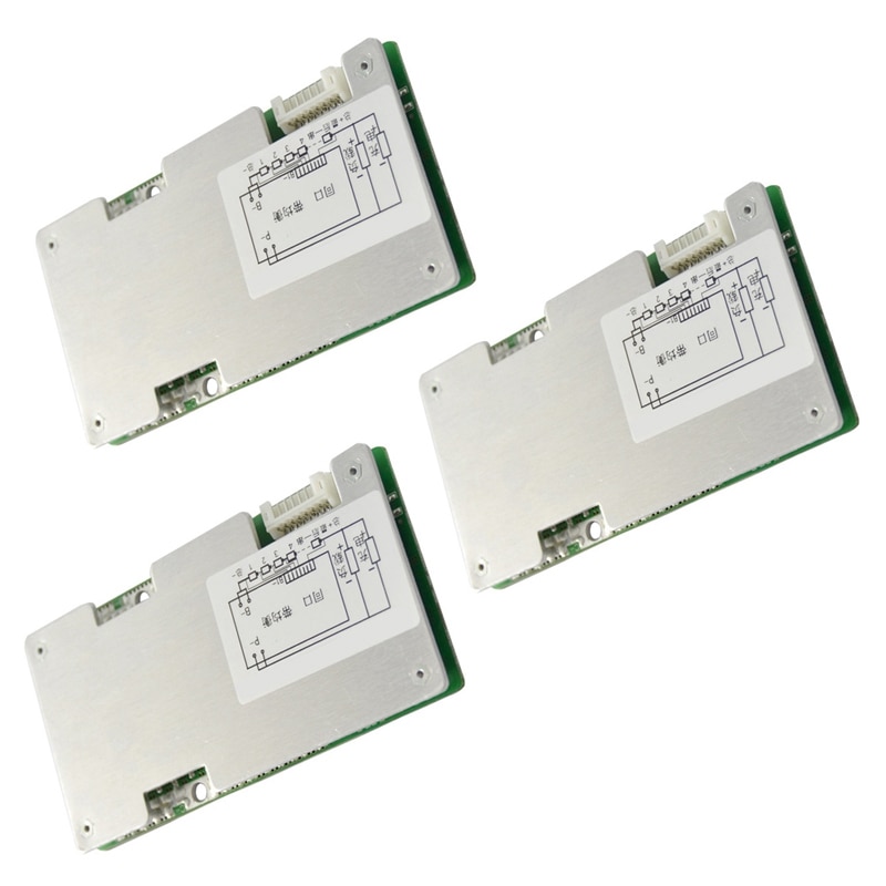 3X 8S 24V 60A BMS Li-Iron Lithium Battery Charger Protection Board With Power Battery Balance