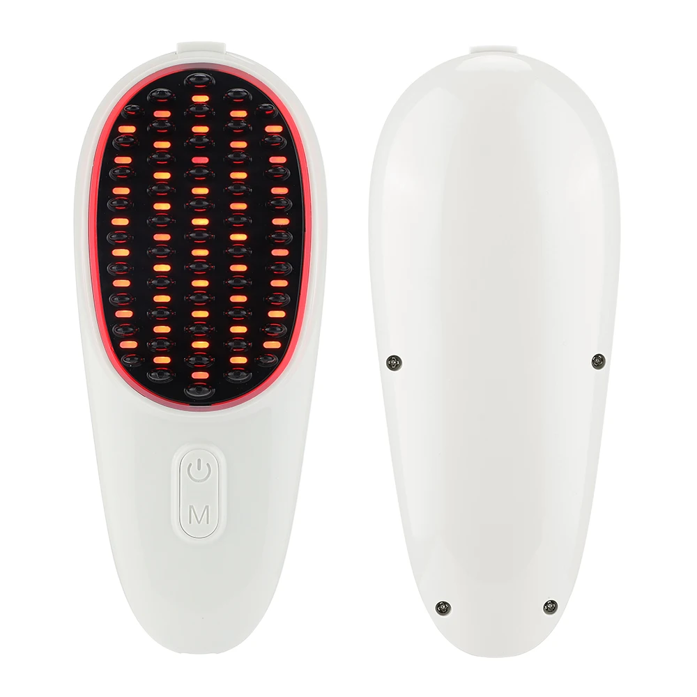 Anti Hair Loss Massage Comb Electric Cordless Photo Magnetic Therapy Red Infarred Hair Growth Comb