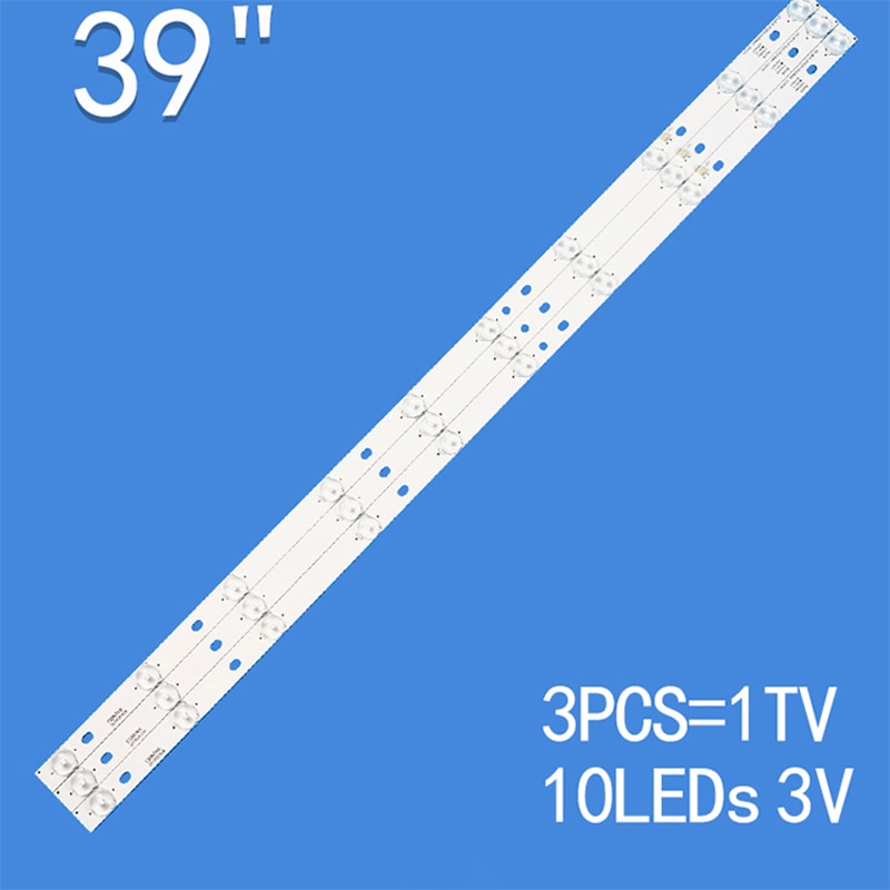 3pcs/set LED Backlight Strip JS-LB-D-JP3920-052DBAD 50424 For LED39C310A TV LCD Aluminum Plate Hard Light Bar Accessories