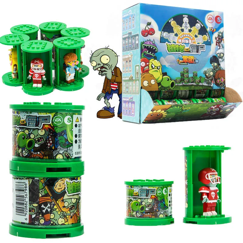 Plants vs. Zombies 50 Styles Zombie Legion Assembly Block Model Children and Boys Collection Toy