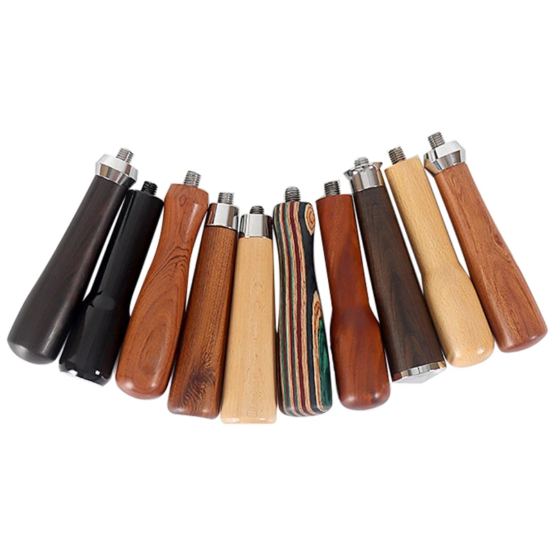Leeseph Coffee Solid Wooden Handle M10, Filter Holder Espresso Coffee Machine Tools Accessories For