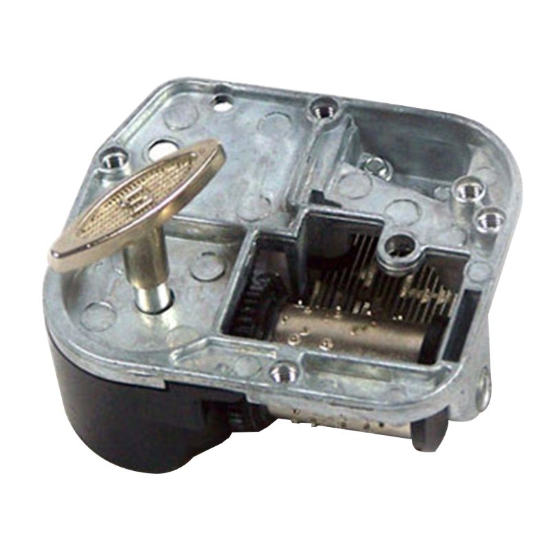 8 Tones Music Box Movement Mechanical Clockwork DIY Windup Rotate Musical Castle in the for sky Mini Birthday Gift