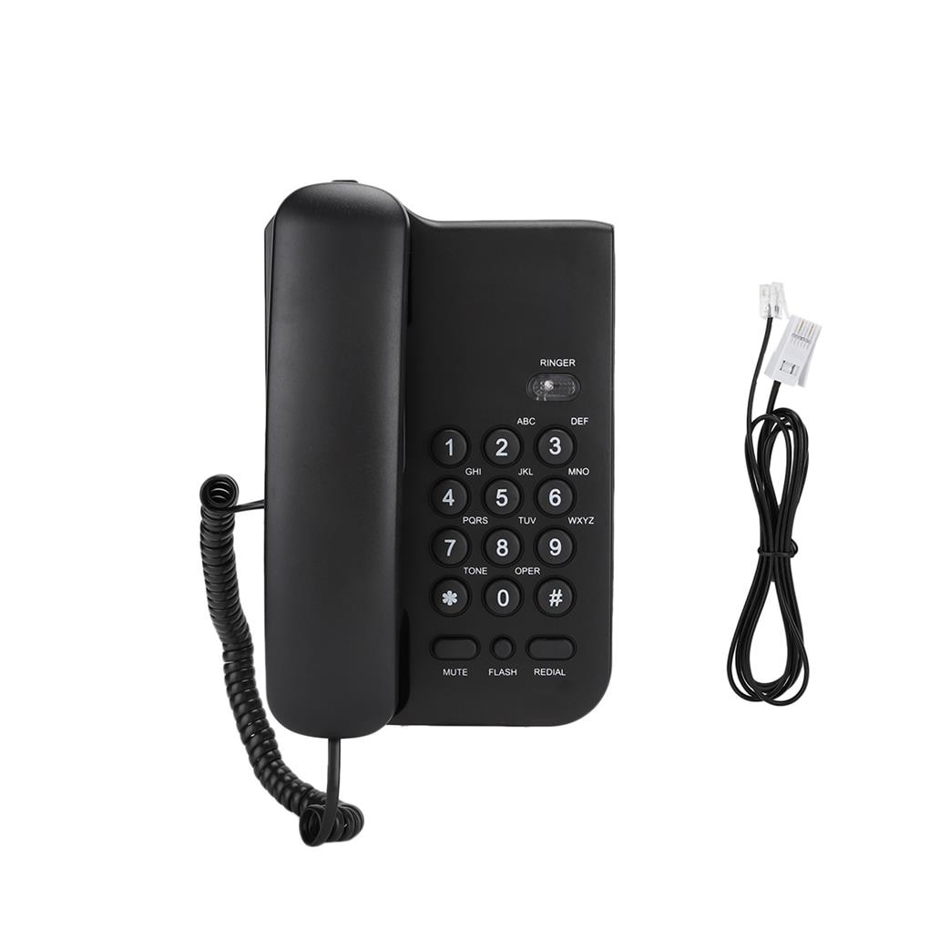 Corded Telephone Wired Power Wall Mount Digital Caller Cordless Landline Telephones Home Supplies for Elderly School