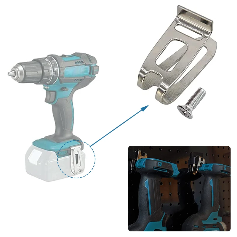 Belt Clip Hook For Makita 18V LXT Cordless Drills Impact Driver Bit Holder Hooks Clip Electric Dril