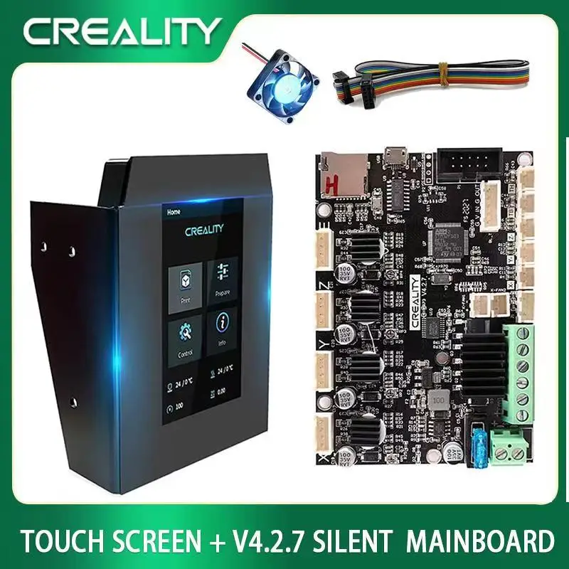 Creality Ender 3 Touch Screen Kit 4.3 Inch LCD Display with V4.2.7 Silent Mainboard for Ender 3/