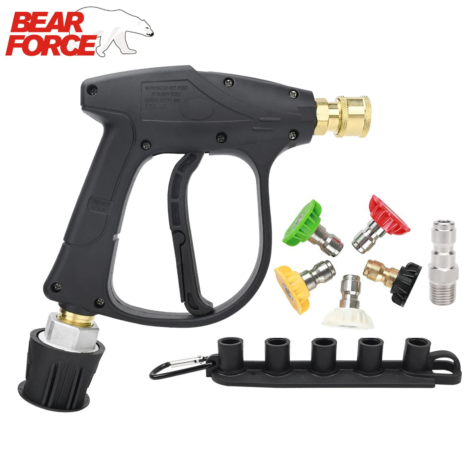 Pressure Washer Water Gun for Car Cleaning Hose Connector For Karcher Nilfisk Parkside Bocsh Quick