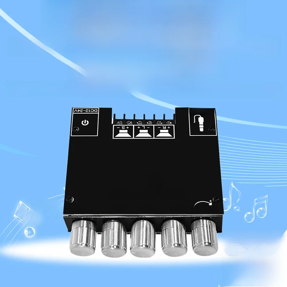 ZK-MT21 2.1Channel Bluetooth Amplifier Board 50Wx2+100W HiFi Subwoofer Stereo Amplifier Board